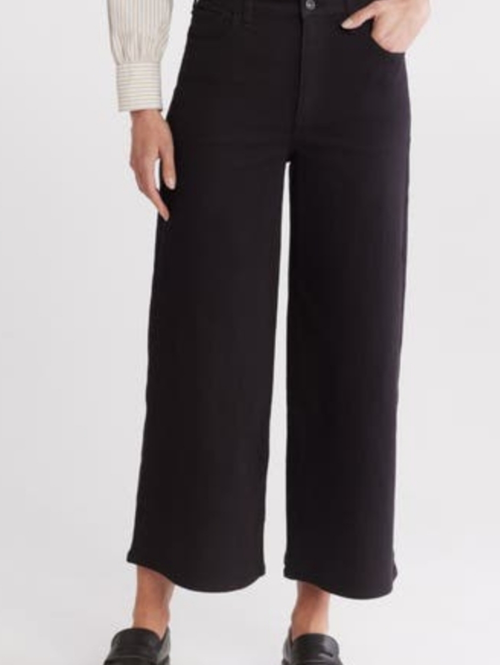 NWT Rag & Bone Black Crop Jeans 26